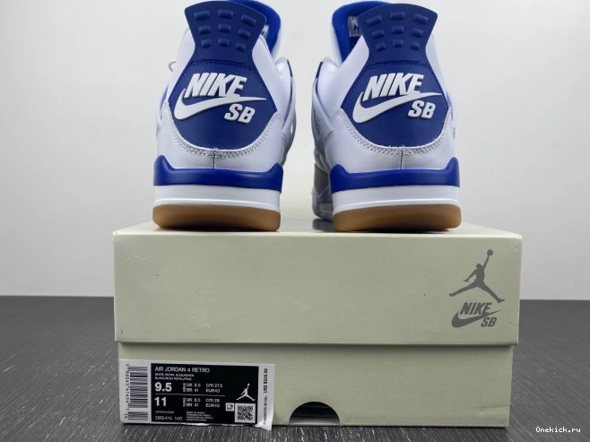 One Kick 4 SB Retro Pine Jordan DR5415-140 Blue 0811